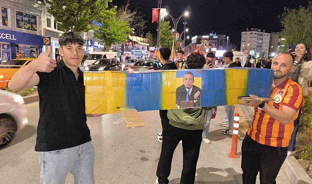 Kırşehir'de Galatasaray'ın şampiyonluk sevinci