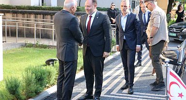 KKTC Cumhuriyet Meclisi Başkanı Öztürkler Diyarbakır Valiliğini ziyaret etti