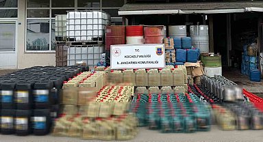 Kocaeli'de sahte madeni yağ operasyonu: 12 milyon TL'lik vurgun önledi