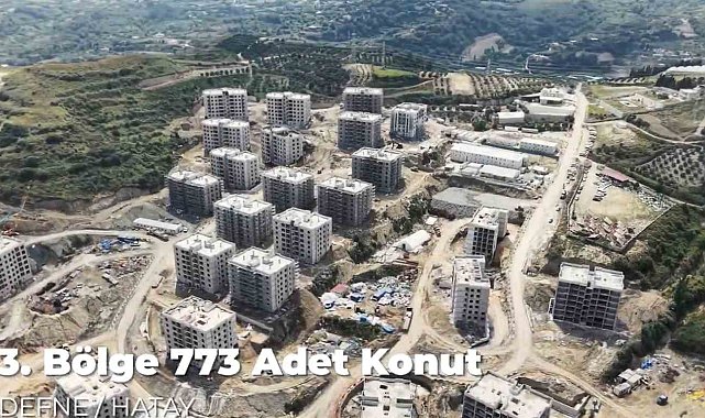 Koçören Mahallesi'nde afet konutları yükseliyor