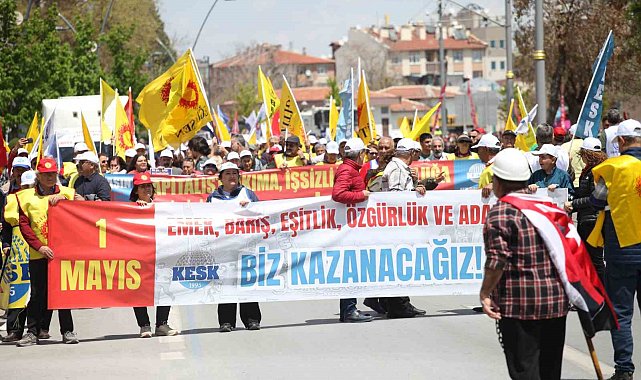 Konya'da 1 Mayıs kutlamaları