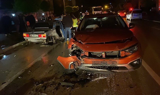 Konya'da otomobiller çarpıştı: 2 yaralı