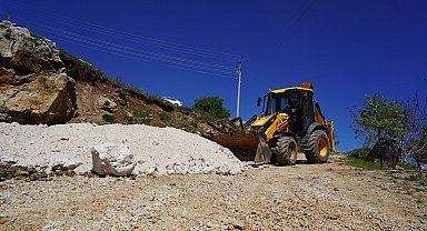 Konyaaltı'nda yayla yolları onarılıyor