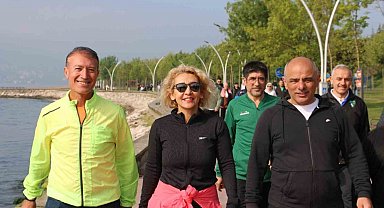 Körfezliler sağlıklı yaşam için yürüdü