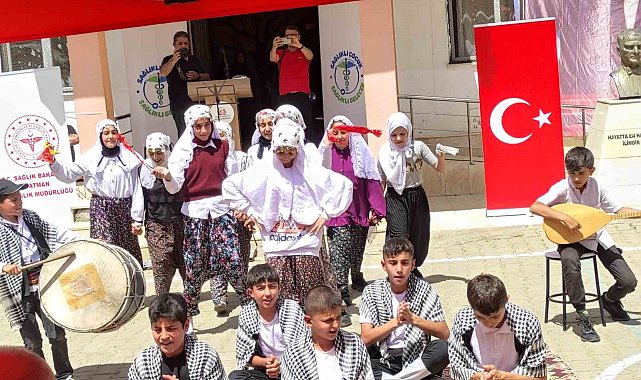 Köy okulunda 'Sağlıklı Çocuk, Sağlıklı Gelecek' etkinliği düzenlendi