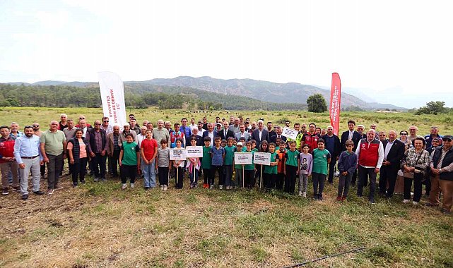 Köyceğiz Döğüşbelen'de 400 dekar meralık alan açıldı