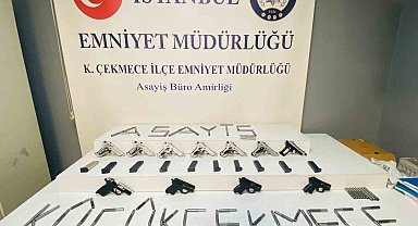 Küçükçekmece'de silah ticareti yapan şüpheli Bağcılar'da yakalandı