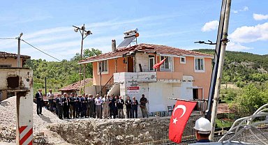 Kükürt Köyü camii temel atma töreni dualar eşliğinde gerçekleşti