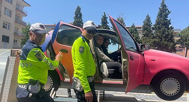 Kula'da emniyet kemerinin önemi simülasyon aracı ile anlatıldı