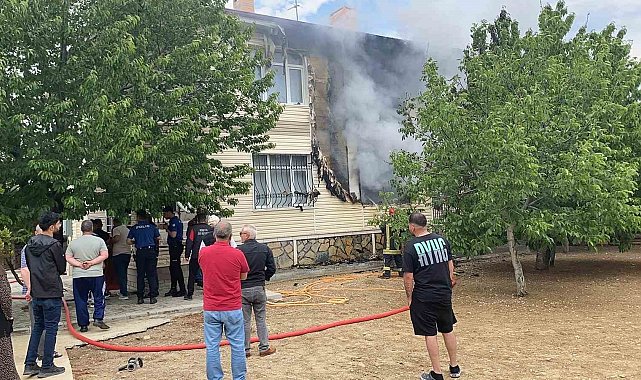 Kulu'da müstakil evde yangın