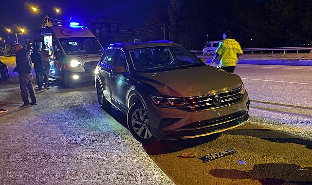 Kulu'da otomobiller çarpıştı: 1 yaralı