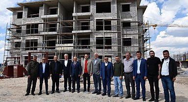 Kulu'da toplu konut inşaatları ve OSB'de inceleme yapıldı