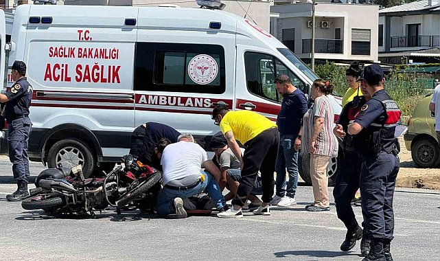 Kuşadası'nda motosiklet kazası: 2 yaralı