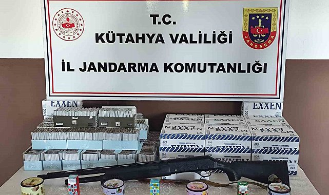 Kütahya'da kaçak sigara operasyonu