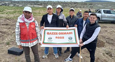 Kütahya'da "Gazze Ormanı" kuruldu