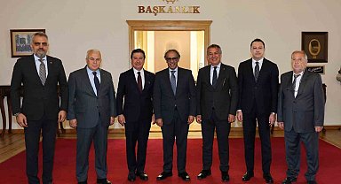 Kuveyt Büyükelçisi Al-Adwani, Başkan Aras'la görüştü