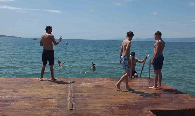 Kuzey Ege de deniz sezonu açıldı