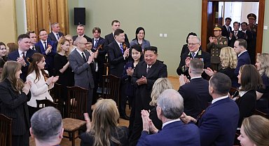 Kuzey Kore lideri Kim Jong-un'dan Rusya Büyükelçiliği'ne ziyaret