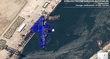 Kuzey Kore, savaş gemisini suya indirme töreninde yaşanan kazaya yönelik soruşturma başlattı