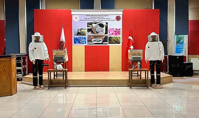 Maden sahasında bal üretimi başlıyor