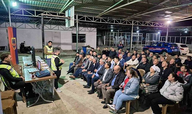 Mahalle sakinlerine 'Siber Dolandırıcılık' bilgilendirmesi