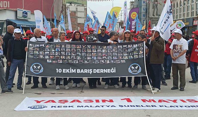 Malatya'da 1 Mayıs kutlandı