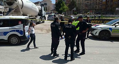 Malatya'da beton mikseri dehşeti