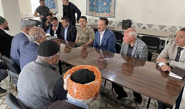 Malazgirt Kaymakamı Bayram köy ziyaretlerine devam ediyor