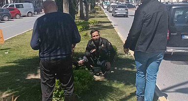 Manavgat'ta motosiklet kazası: 1 yaralı