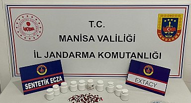 Manisa'da bin 216 adet sentetik hap ele geçirildi