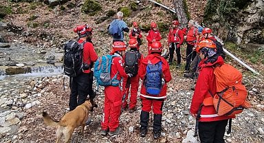 Mantar toplamaya gidip kaybolan dağcıyı arama çalışmaları 6 gündür devam ediyor