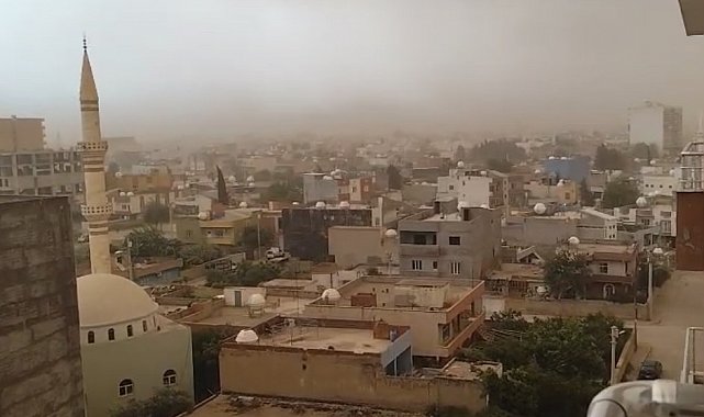 Mardin'de toz taşınımı günlük yaşamı olumsuz etkiledi