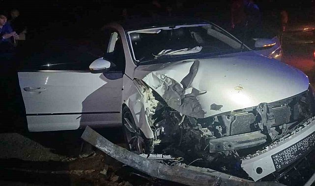 Mardin'de trafik kazası: 1 yaralı