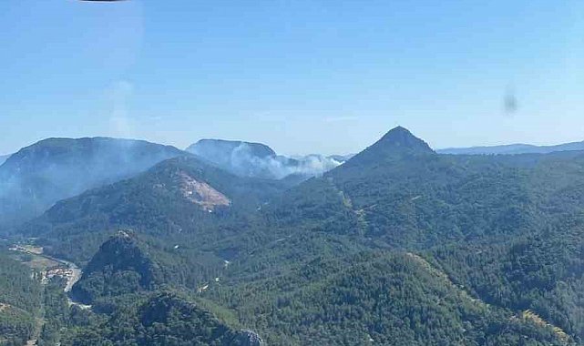 Marmaris'te orman yangını