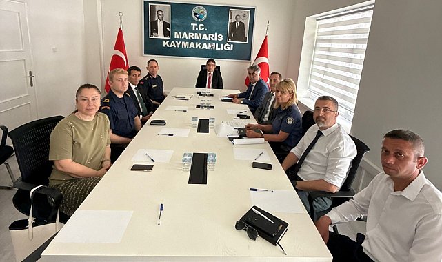 Marmaris'te yaz sezonu öncesi liman ve deniz güvenliği toplantısı yapıldı