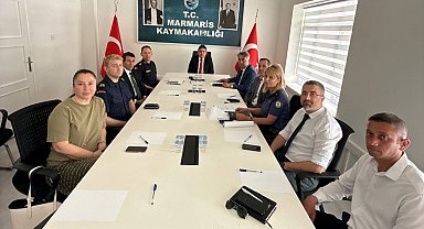 Marmaris'te yaz sezonu öncesi liman ve deniz güvenliği toplantısı yapıldı