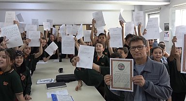 Mehmetçiğe yazdıkları mektuplara cevap geldi