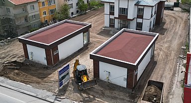 Melikgazi'de sağlık merkezlerine çevre düzenlemesi yapılıyor