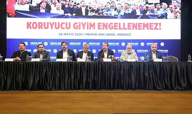 Memur-Sen Genel Başkanı Yalçın: "Beş hizmet kolumuzu ilgilendiren koruyucu giyim kazanımımız birçok kurumda verilemiyor"