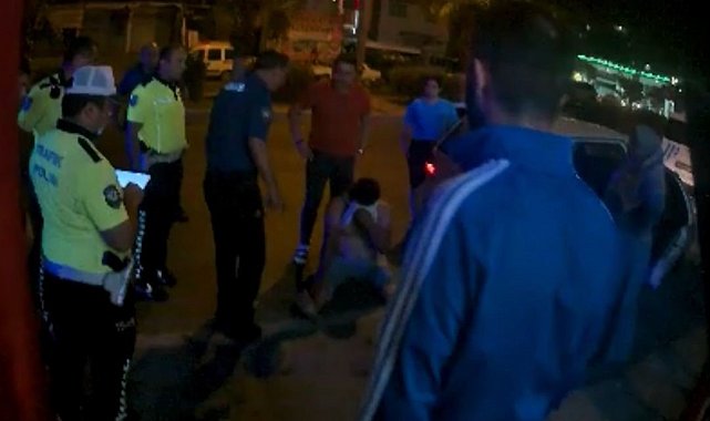 Mersin'de alkollü sürücü ortalığı karıştırdı: O anlar kamerada