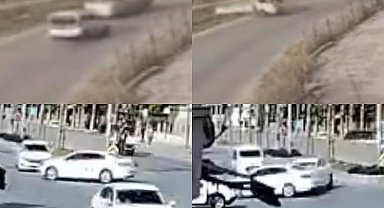 Mersin'de kaza anları kamerada: 1 ölü, 6 yaralı