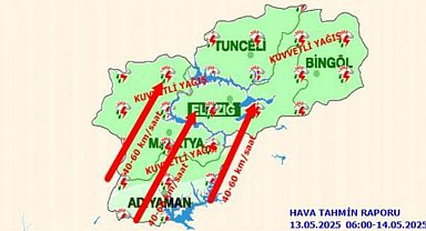 Meteorolojiden 5 il için 'kuvvetli yağış' uyarısı