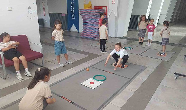 Minikler farklı spor branşlarını keşfediyor