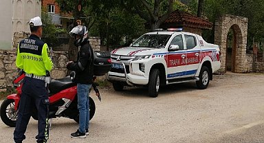 Motosiklet denetiminde 153 sürücüye ceza uygulandı