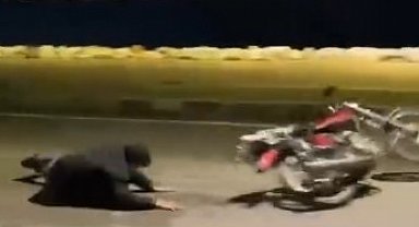 Motosiklet şovu kötü bitti