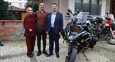 Motosikletle macera dolu Umre yolculuğu