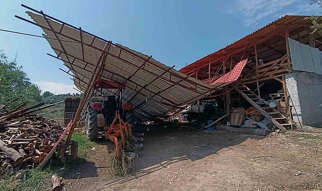 Muğla'da sağanak ve dolu hasara neden oldu