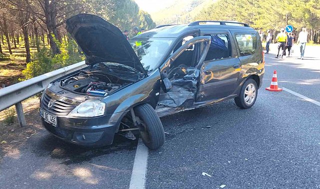 Muğla'da trafik kazası: 2 yaralı