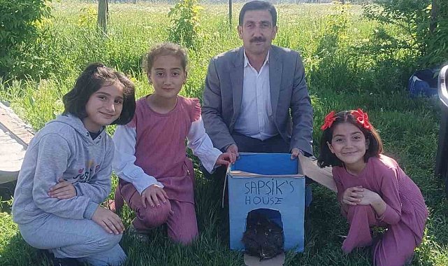 Muş'ta yaralı halde bulunan kartal yavrusu duyarlı vatandaşlar sayesinde koruma altına alındı