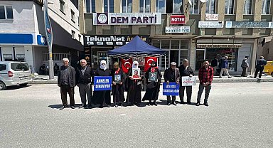 Muşlu anneler evlat nöbetine devam ediyor